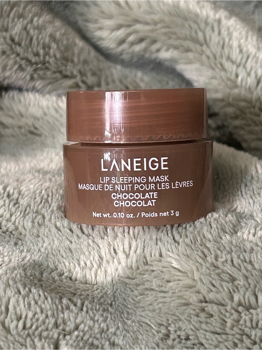 LANEIGE Chocolate Lip Sleeping Mask - Brown Jar
